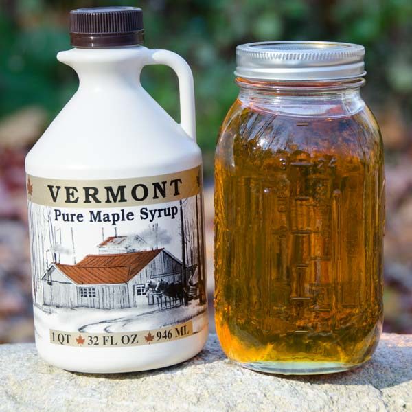 Vermont pure maple syrup