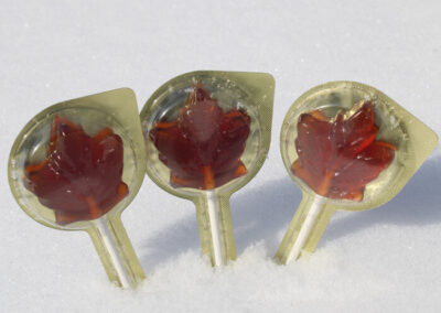 Vermont maple lollipops